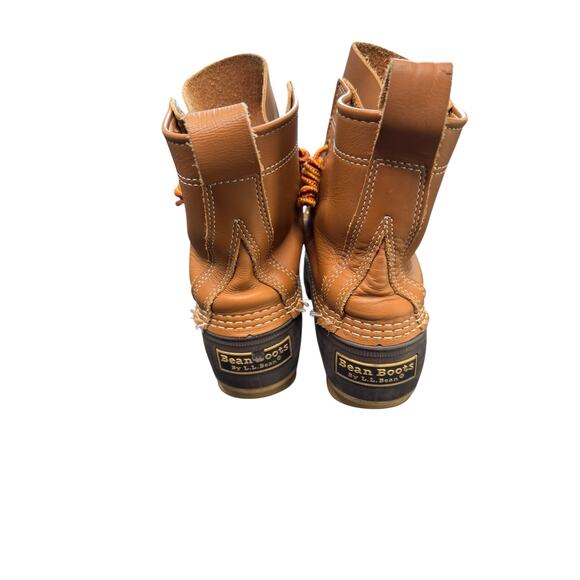 L.L. Bean Unisex Gorpcore Rain Snow Lace Up Waterproof Rubber Bean Boots Size 7 - Picture 7 of 11